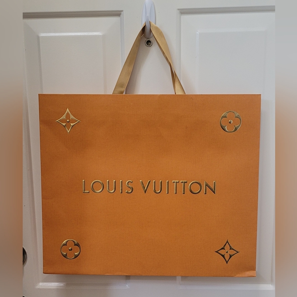 Authentic LV Holiday Paper Bag Tote 19.5" x 16" x 9"